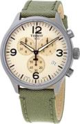 Tissot Herreur T116.617.37.267.00 T-Sport Beige/Læder Ø45 mm
