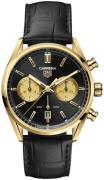 TAG Heuer Herreur CBN2044.FC8313 Carrera Sort/Læder Ø42 mm