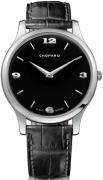 Chopard Herreur 161902-1001 L.U.C XP Sort/Læder Ø39.5 mm