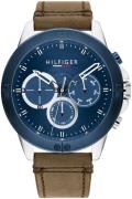 Tommy Hilfiger Herreur 1791895 Harley Blå/Læder Ø46 mm