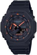 Casio Herreur GA-2100-1A4ER G-Shock Sort/Resinplast Ø45.4 mm