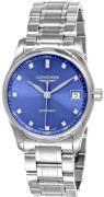 Longines Dameur L2.357.4.98.6 Master Collection Blå/Stål Ø34 mm