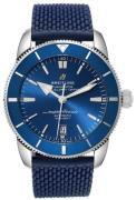 Breitling Herreur AB2020161C1S1 Superocean Heritage Ii 46 Blå/Gummi