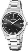 Festina Dameur F20583-4 Mademoiselle Sort/Stål Ø35 mm