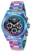 Invicta Herreur 23941 Speedway Sort/Stål Ø40 mm