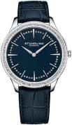 Stührling Original Dameur 3985.2 Symphony Blå/Læder Ø38 mm