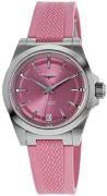 Longines Dameur L3.430.4.99.9 Conquest Rosa/Gummi Ø34 mm