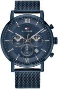 Tommy Hilfiger Herreur 1710397 Blå/Stål Ø44 mm