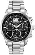 Bulova Herreur 96B319 Sort/Stål Ø44 mm