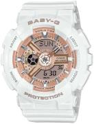 Casio Dameur BA-110X-7A1ER Baby-G Rosa guldfarvet/Resinplast Ø43.4 mm