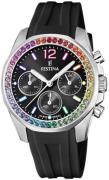 Festina Dameur F20610-3 Boyfriend Sort/Gummi Ø38.1 mm
