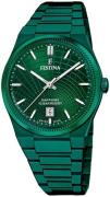 Festina Herreur F20079-1 Swiss Made Grøn/Stål Ø40 mm