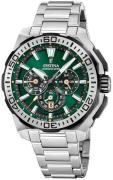 Festina Herreur F20724-3 Chrono Bike Grøn/Stål Ø45.5 mm