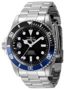 Invicta Herreur 43977 Pro Diver Sort/Stål Ø42 mm