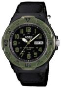 Casio Herreur MRW-200HB-1BVEF Collection Sort/Læder Ø45 mm