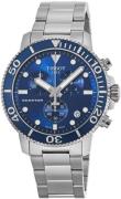 Tissot Herreur T120.417.11.041.00 Seastar 1000 Blå/Stål Ø45.5 mm