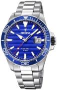 Festina Herreur F20360-1 Blå/Stål Ø44 mm