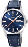 Festina Herreur F20358-3 Blå/Læder Ø41 mm