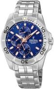 Festina Herreur F20445-5 Blå/Stål Ø43 mm