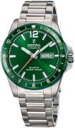 Festina Herreur F20698-3 Titanium Grøn/Titanium Ø43 mm