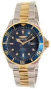 Invicta Herreur 22058 Pro Diver Blå/Gul guldtonet stål Ø43 mm