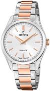 Festina Dameur F20620-1 Mademoiselle Sølvfarvet/Rosaguldtonet stål