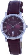Tissot Dameur T122.210.16.373.00 Carson Rød/Læder Ø30 mm