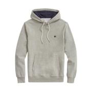 Stretch Sueded Cotton Jersey Hoodie