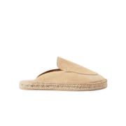 Beige Suede Espadrilles