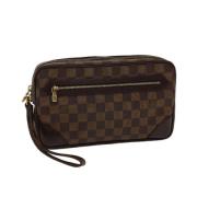 Pre-owned Canvas louis-vuitton-tasker