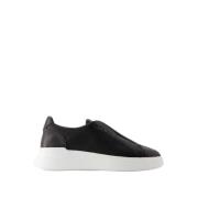 Hvid Læder Slip On Sneakers - H580