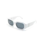 Hvide solbriller, alsidige og stilfulde