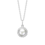 Daisy halskæde perle sølv
