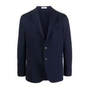 Bl? Bomuld Enkeltknap Blazer