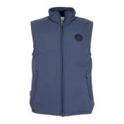 Herre Pacific Vest - Blå Quiltet Vindtæt Gilet