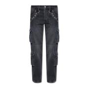 Inde i en Dark Echo kollektion cargo jeans