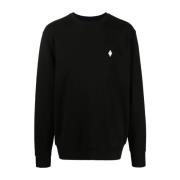 Cross Regular Crewneck Sort Hvid