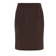 Cro Skirt Nederdele 7232/307 592-Dk. Brown