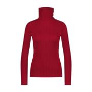 Chic Rød Pullover 90693