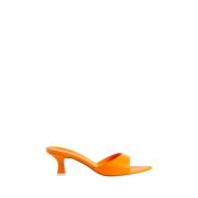 Stilfulde High Heel Sandaler i Orange