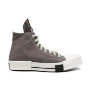 Grå Canvas High-Top Sneakers