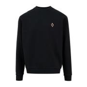 Grafisk Print Crew Neck Sweaters