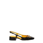 Læder Slingback Sandal