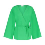 Alvera Kimono Blazer | Grøn