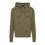 Signature Sweatshirt Hoodie i True Olive-S