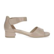 Beige High Heel Sandals