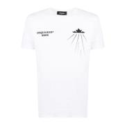 Printet Bomuld T-Shirt - Opdatering af Herreafslappet Garderobe