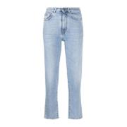 Moderne Slim Fit Jeans med Bagtryk