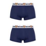 Mærkede boxershorts 2-pakke