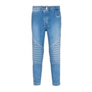 Lysblå Lavtaljede Slim Fit Jeans